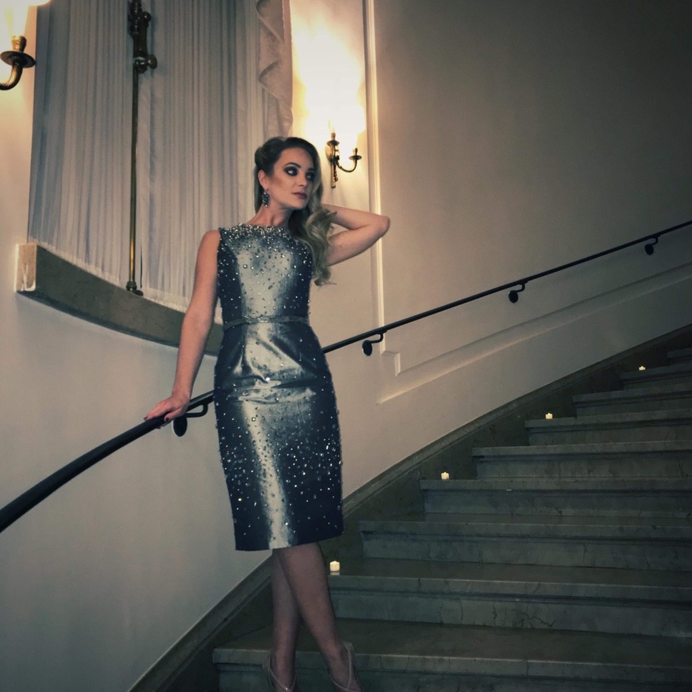 Mac duggal custom one of a kind size 4 dress